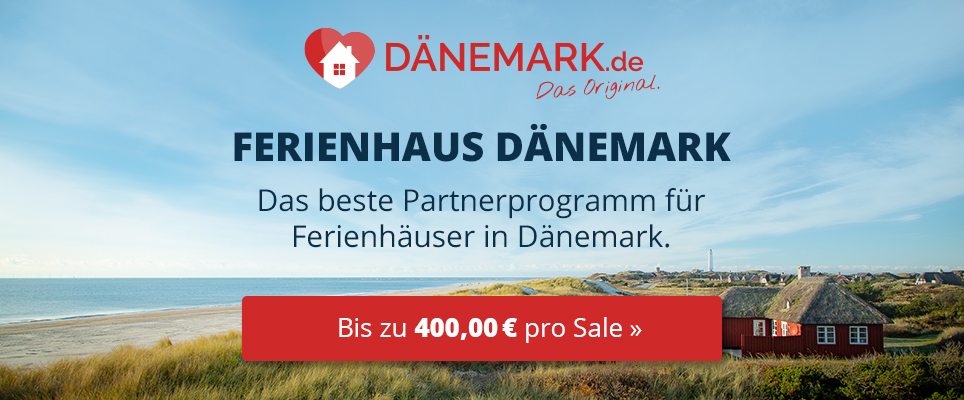 Ferienhaus Dänemark Partnerprogramm Banner