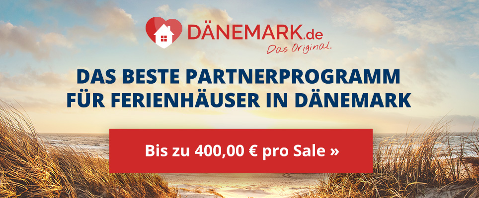 Ferienhaus Dänemark Partnerprogramm Banner