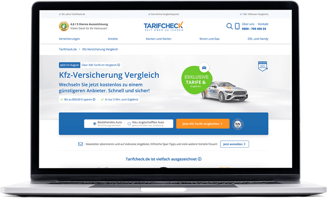 Kfz-Versicherung - Unschlagbare 70,00 € pro Sale