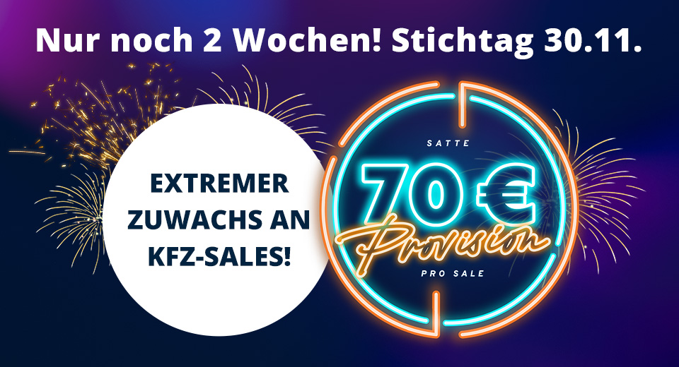 Nur noch 2 Wochen! Stichtag 30.11