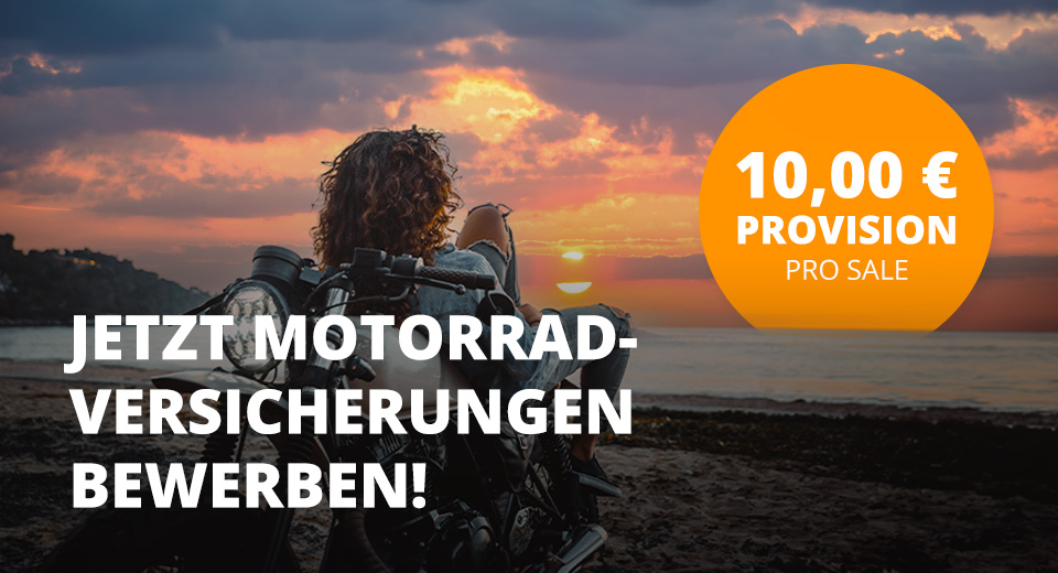 Jetzt Motorradversicherungen bewerben!