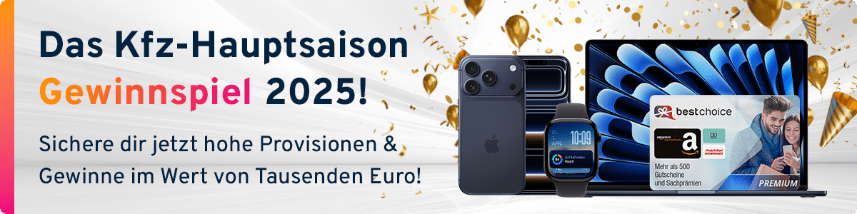 Die Kfz-Hauptsaison 2025 Gewinnspiele